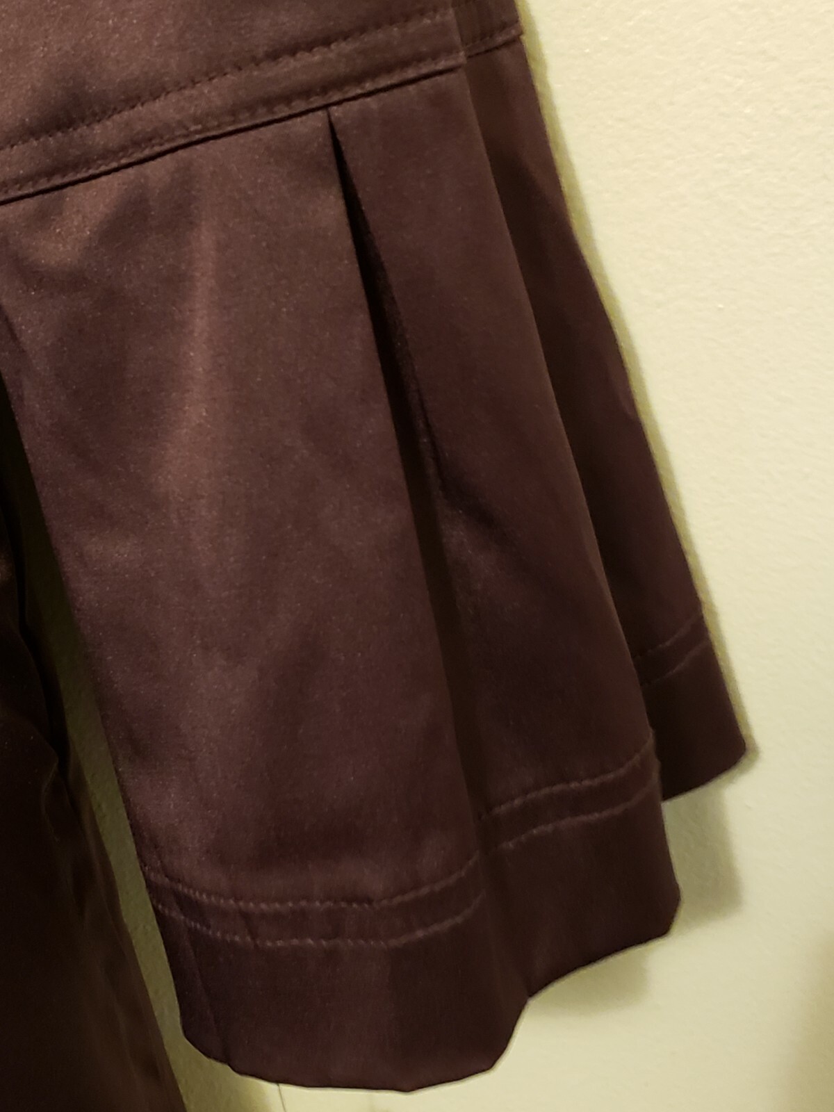 Size Small Button Front Jacket Bell Sleeve Plumb … - image 3