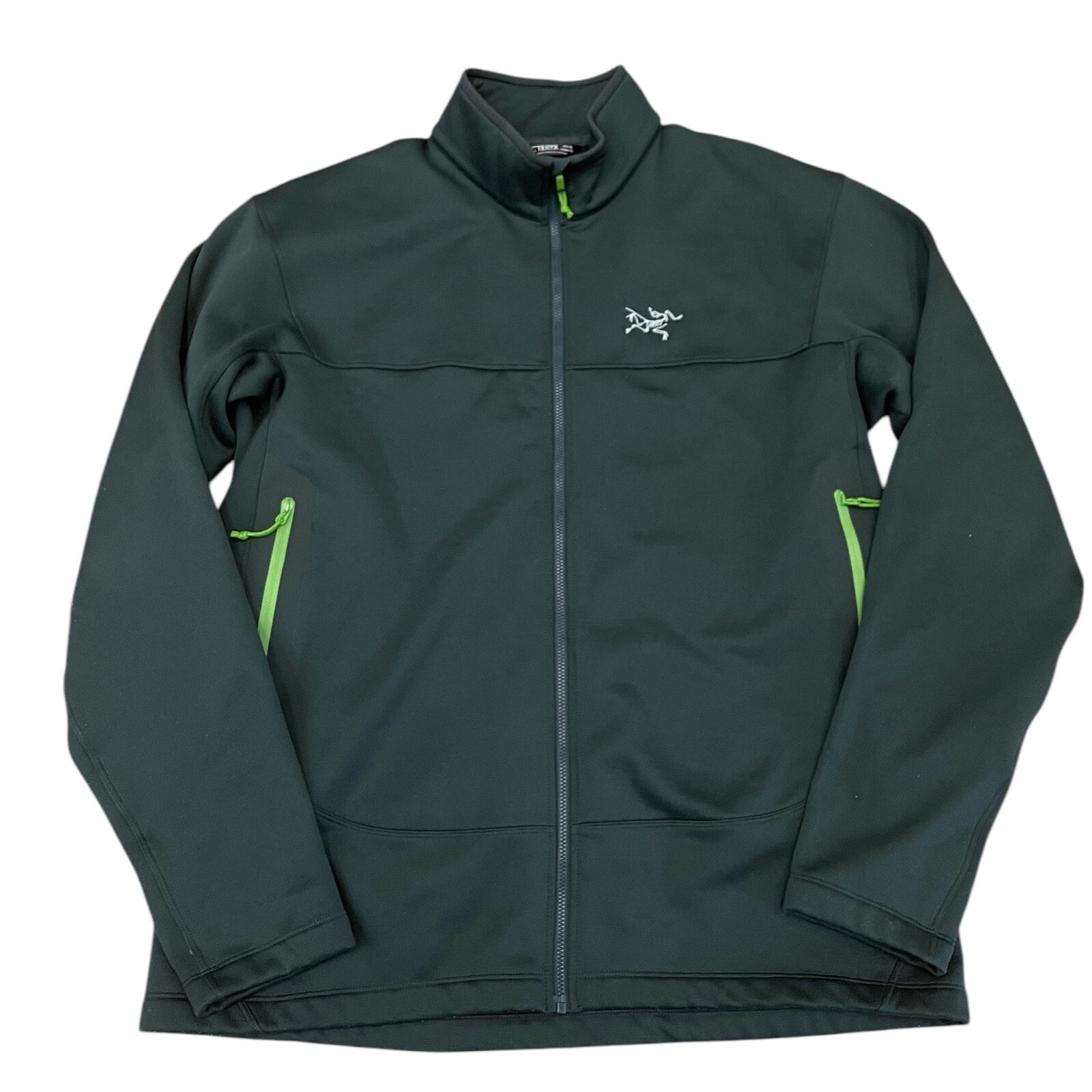 Arc'teryx Giacca Uomo Arenite Full Zip Pile Strato Medio Verde Lime Tg XL