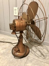 Hunter/Robbins & Meyers Vintage Electric Fan 3 Speed 16&rdquo; Oscillating 1950s WORKS