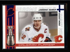 JAROME IGINLA 2004 PACIFIC QUEST FOR THE CUP #15 BLUE PARALLEL #024/150 BA6160