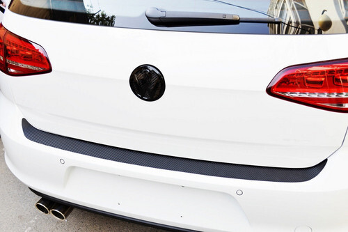 carbon Fiber Bumper Rear Car Trunk Protector Trim Corner Sticker Car Accessories