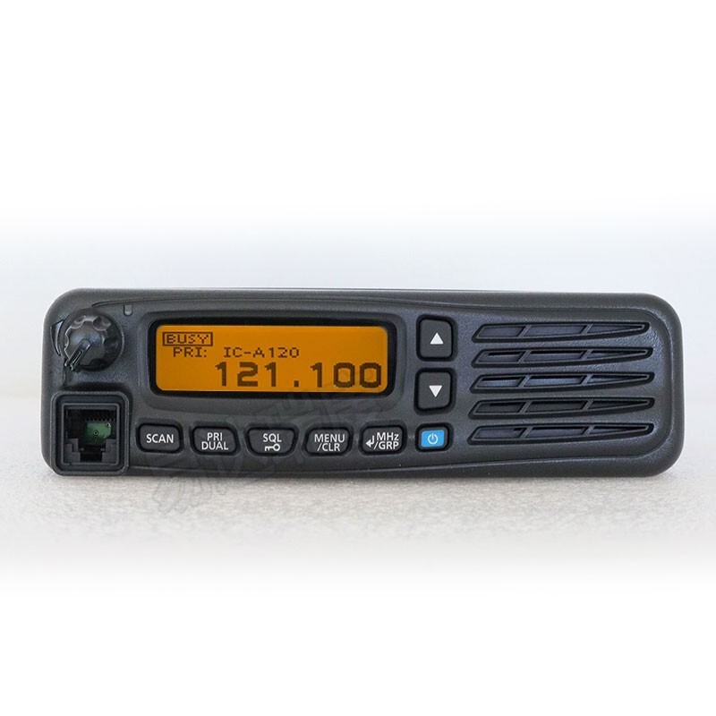 ICA120 36W 200CH VHF Air Band Transceiver AM Aviation Mobile Radio for