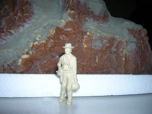 MARX 1953 COWBOY SHERIFF  60MM MX250 TOY SOLDIER PLAYSET TOWN SERIES