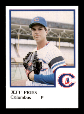 1986 Procards Jeff Pries Card (ML2) Columbus Clippers New York