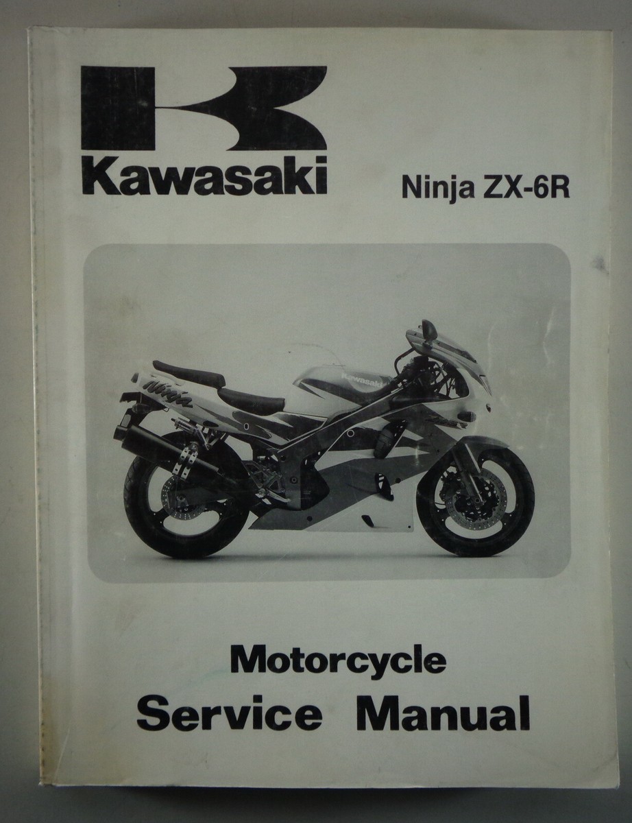 ⭐️ Workshop Manual Kawasaki Ninja ZX-6 R, From 1999 | eBay