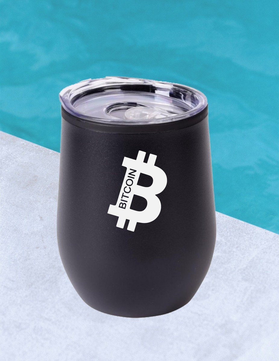 Bitcoin Logo Crypto Lover Laser Engraved Coffee Wine Tumbler Thermo Cup Mug  | eBay