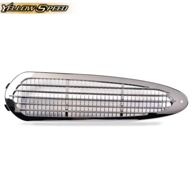 Fit For 02-18 Freightliner M2 116 Chrome Hood Side Grille Air 