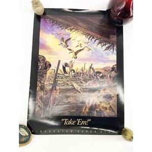 Hunting Winchester Take Em Super Steel Ammunition Firearm Poster