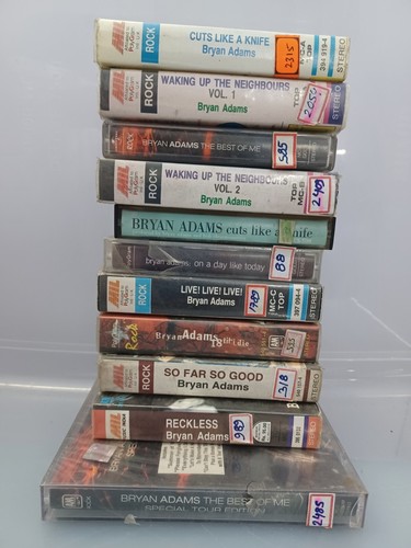 Bryan Adams Orig Cassette tape INDIA indian version Collector Auction RARE !! - Picture 3 of 3