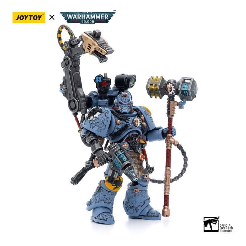 Warhammer 40k Action Fig 1/18 Space Wolves Iron Priest Jorin Fellhammer JOYTOY