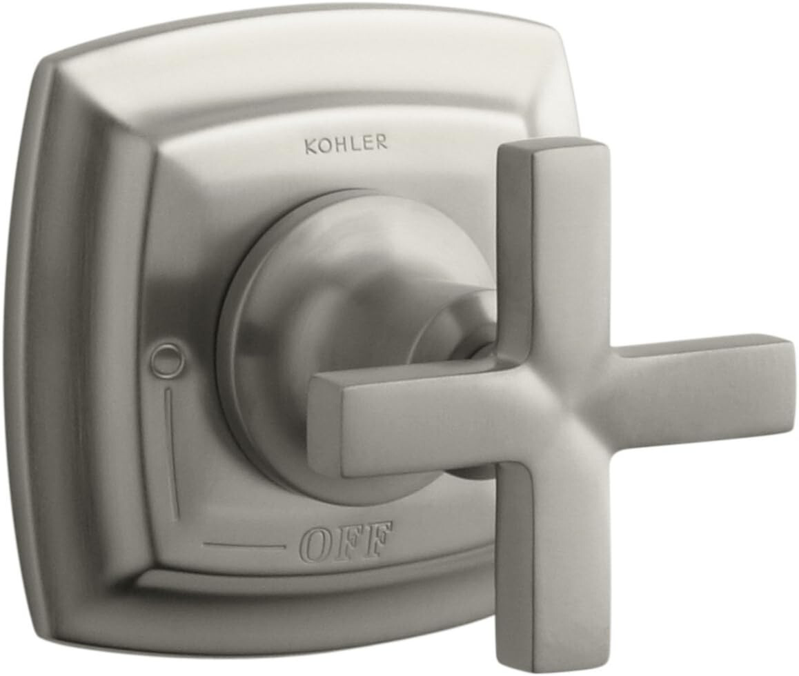 KOHLER T16241-3-BN Margaux Volume Control Trim with Cross Ha