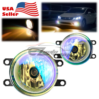2013-2015 Lexus GS450h Pair Neo Lens Lamp Fog Light Replacement Fit Quality T6