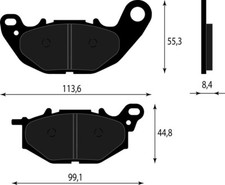 PASTIGLIE FRENO ANTERIORI YAMAHA X-MAX 125 ABS 124 125 2018 2019