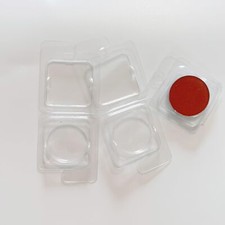 50PCS Diameter 36mm Round Shape PVC Clamshell Plastic Blister For Single Pres...