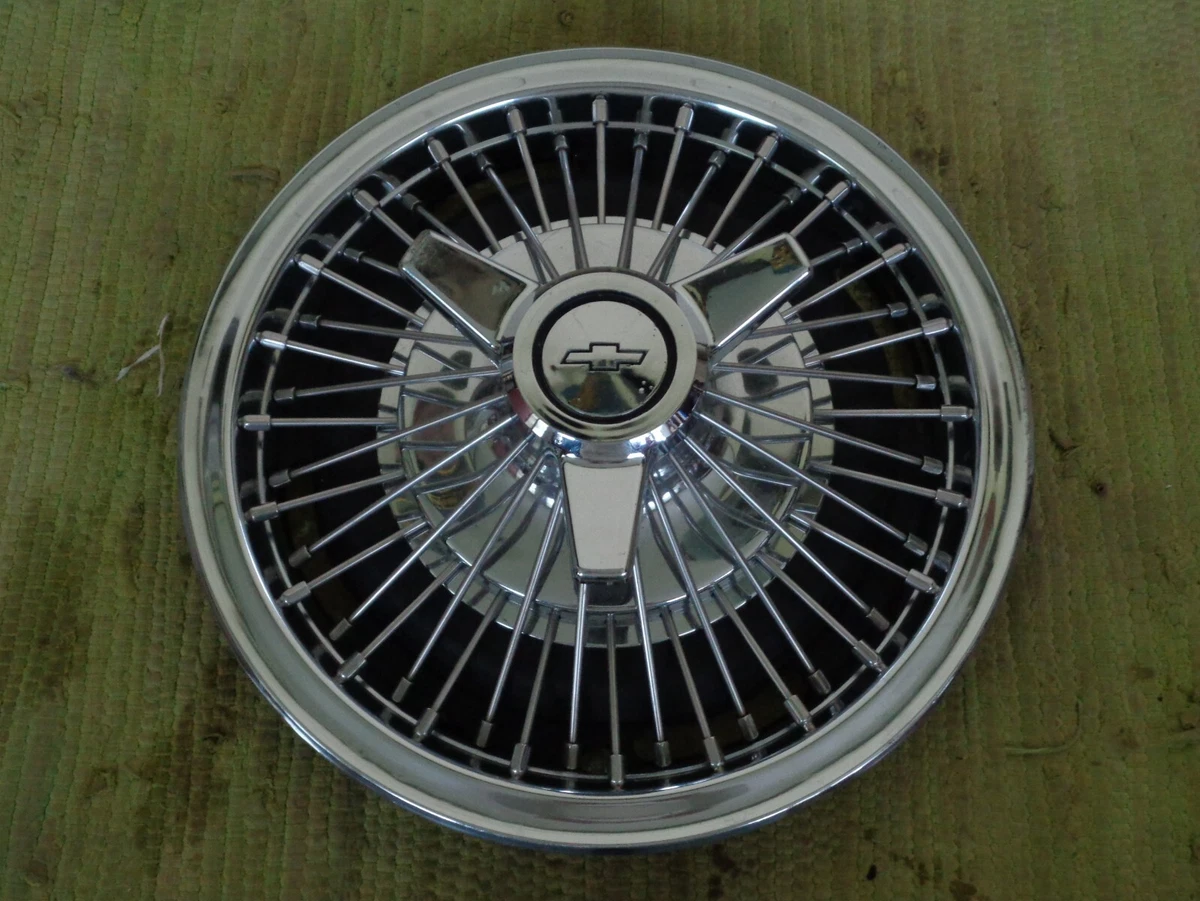 1964 1965 1966 Chevy Wire Spoke Spinner Hub Caps 13
