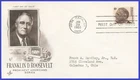 USA4 #1284 ADDR ARTCRAFT FDC   Franklin D. Roosevelt