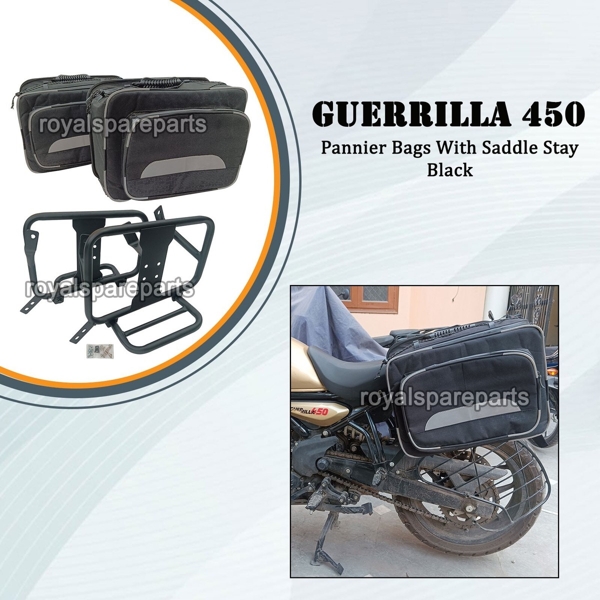 Royal Enfield Bird Bag Bike Sahara Seats Thunderbird 350/500 And