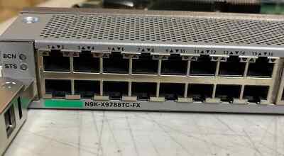 Cisco N9K-X9788TC-FX Nexus 9500 48P 1/10GBaseT and 4P 100G Line