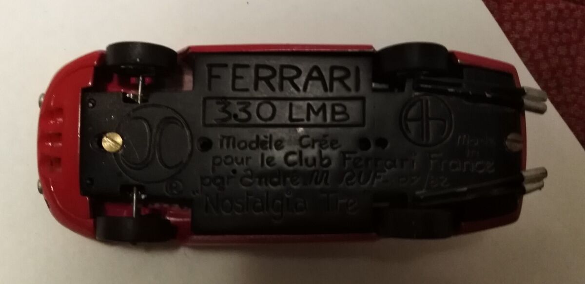 AMR NOSTALGIA TRE 1:43 FERRARI 330 LMB SALMON/SEARS LE MANS AMR NOSTALGIA TRE 1:43 FERRARI 330 LMB SALMON/SEARS LE MANS