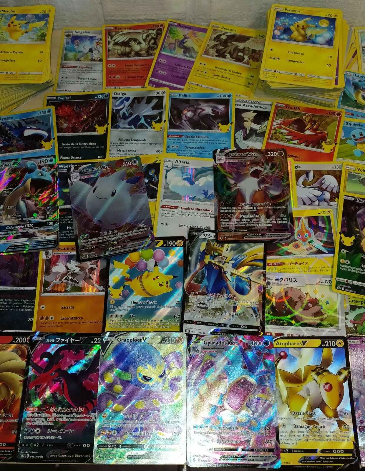 50 Cartas De Pokemon Gx,Ex,Vmax,V sem Repitação/ Proxy - Takara