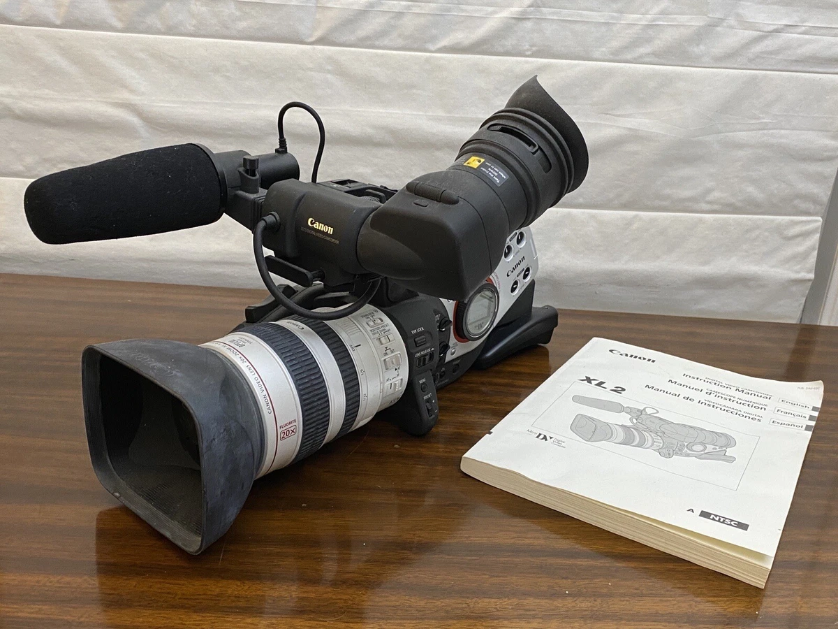 PRISTINE CANON XL2 MINI DV PRO CAMCORDER &amp; 5.4 - 108MM ZOOM IMAGE  STABILIZATION | eBay