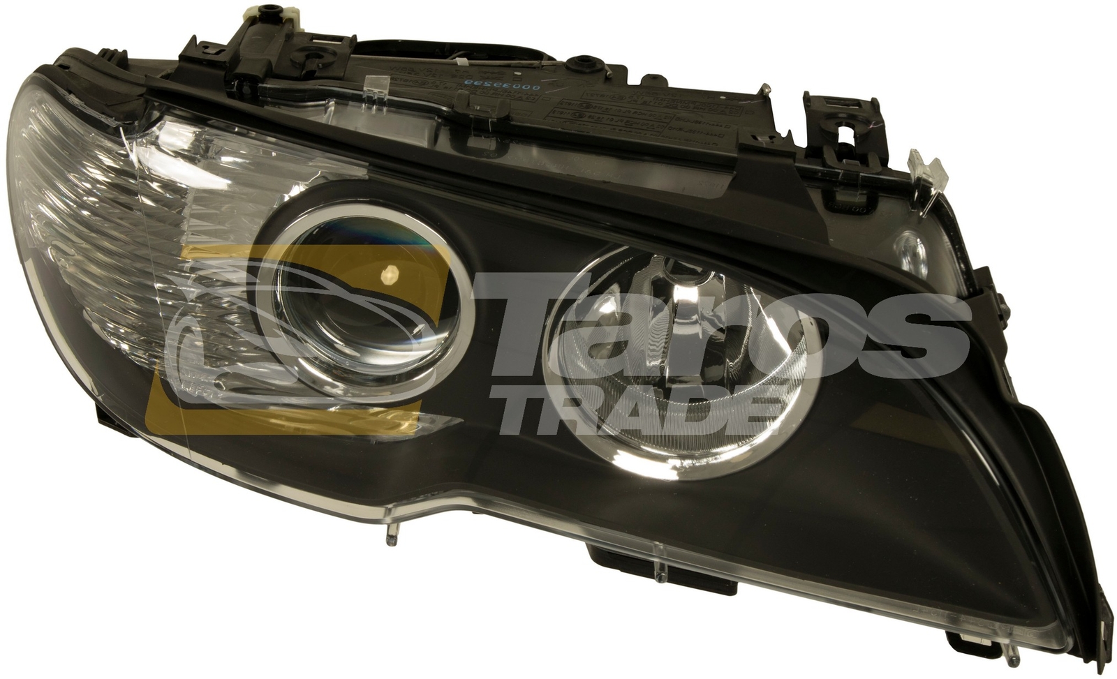 Phare droit pour BMW E46 Coupé avec lentille haute performance en verre polycarbonate