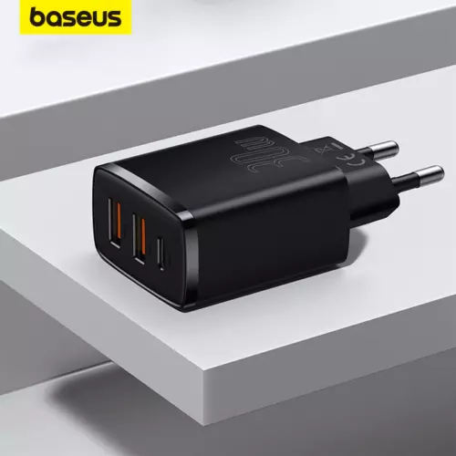 30W 3-Port USB C Ladegerät QC 4.0 für iPhone 15 14 Netzteil 5A-Schnellladung