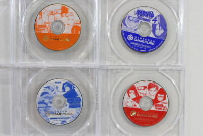 Lot 4 NARUTO Gekitou Ninja Wars 1 2 3 4 Disc Nintendo GameCube GC Japan Import