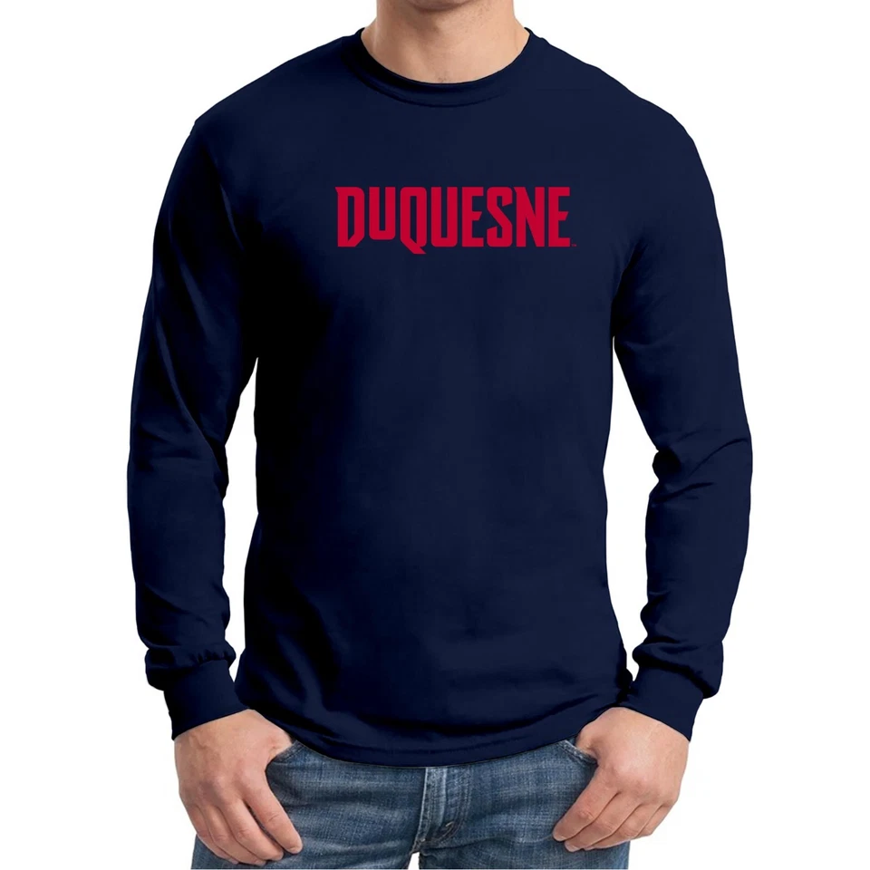 Duquesne Basic Block Long Sleeve - Navy - Image 3 of 4