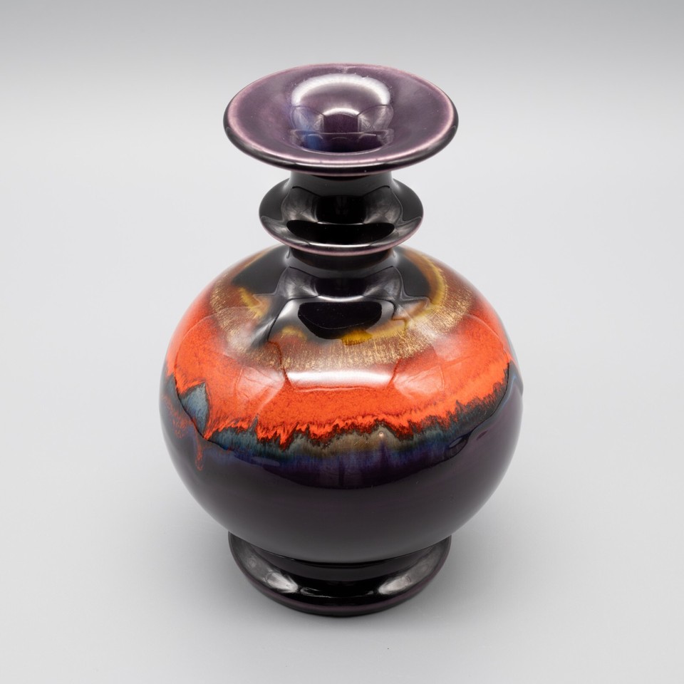 Psychedelic Hutschenreuther Vase Renée Neue Atomicage West German