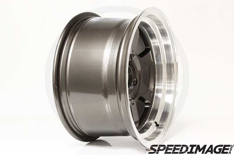 ROTA WHEELS GRID V 15X8 +0 4X114.3 GUNMETAL POLISH LIP DATSUN 240Z
