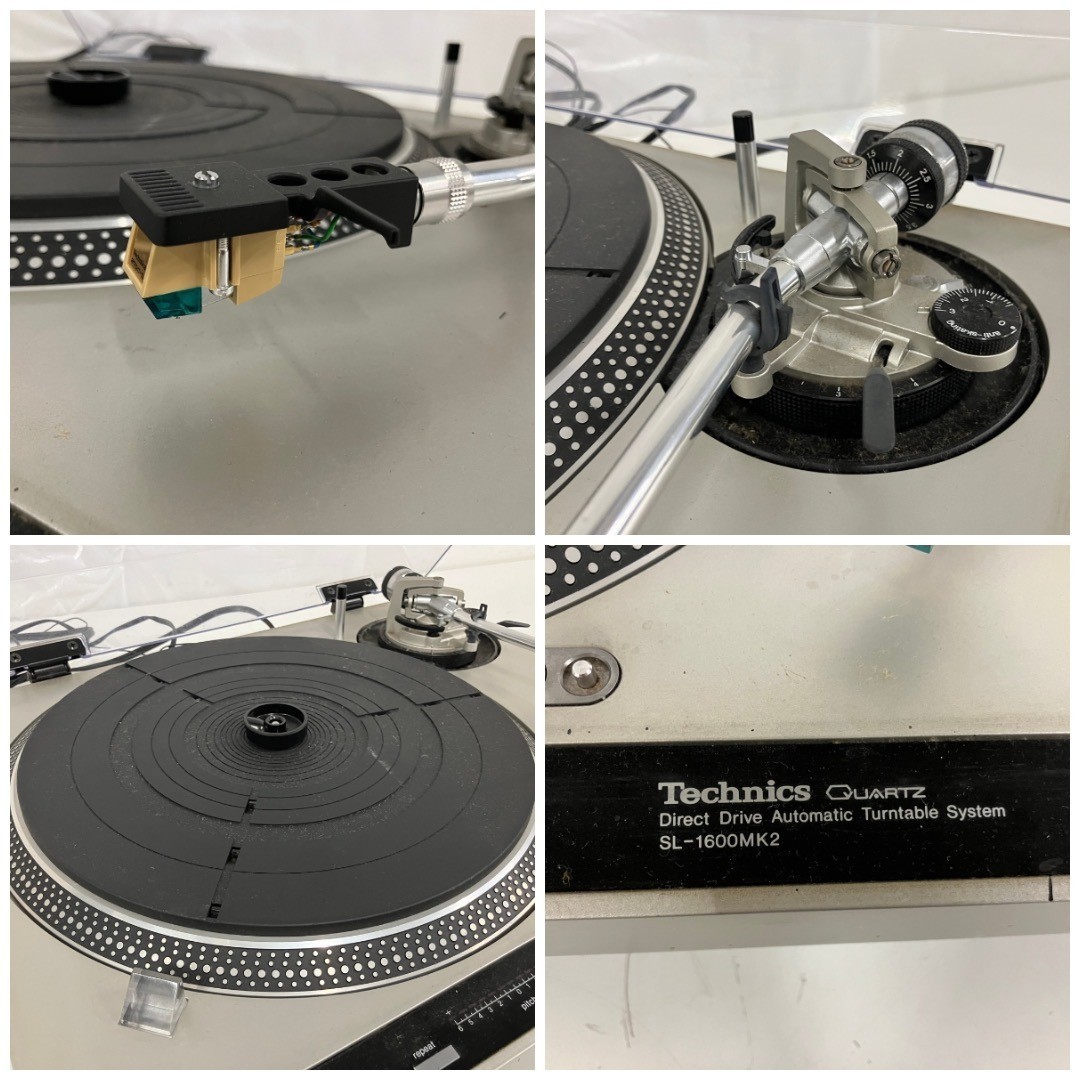 【極美品】Technics SL-1600 MK2 ターンテーブル Technics SL-1600 MK2 Quartz Turntable Record Player Direct Drive