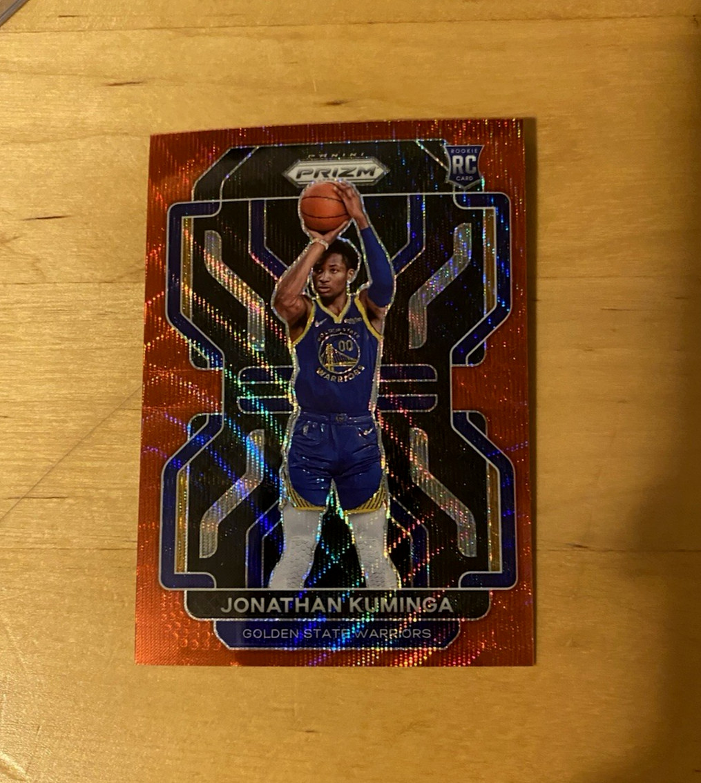 2021-22 Panini Prizm JONATHAN KUMINGA #307 RC Ruby Wave Rookie Warriors