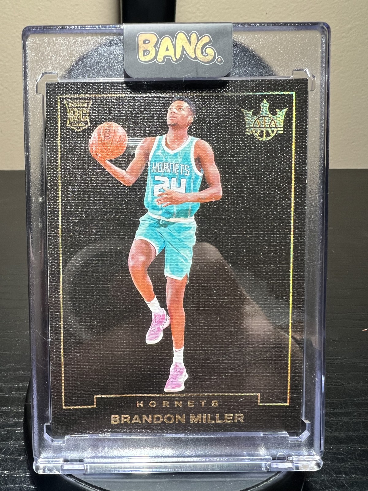 BRANDON MILLER 2023-24 PANINI COURT KINGS #14 BLANK SLATE ROOKIE RC HORNETS SSP