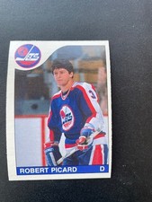 1985-86 O-Pee-Chee OPC #215 Robert Picard - Winnipeg Jets MINT