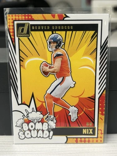 2024 Panini Donruss - Bomb Squad Bo Nix #27 (RC)