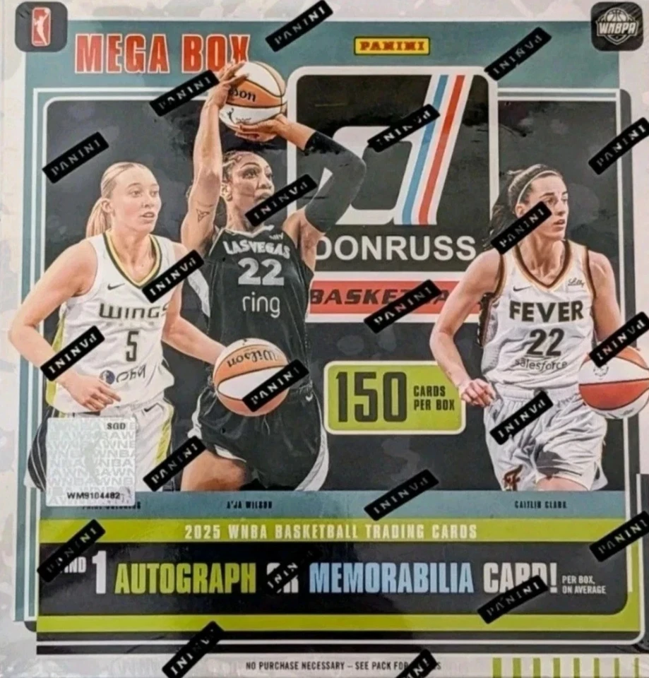 2025 Donruss WNBA Basketball Factory Sealed Mega Box