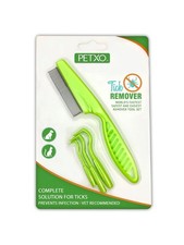 Home Tick Removal Tool for Dogs, Cats and Humans  Ultra-Safe Tick Remover  ...