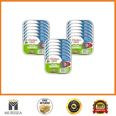 Sardines in Olive Oil, 3.75 Oz. Cans (Pack of 18), Wild Caught Canned Sardines