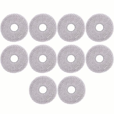 10pcs Mop Pads for ECOVACS DEEBOT X1 Omni/X1 Turbo/T20 Omni/T10 Omni/X2 Omni/...