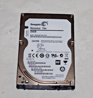 Seagate Thin HDD ST250LT012 250 GB 2.5'' SATA III Laptop HDD w/Windows 10 Pro