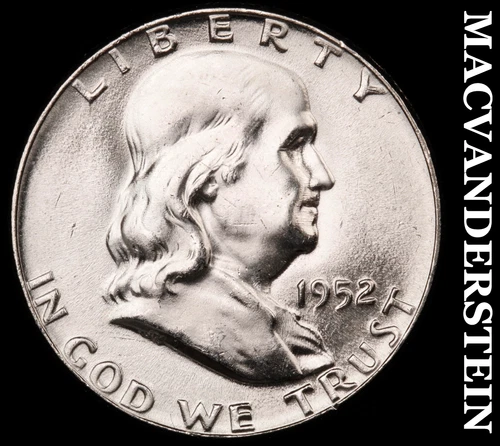 1952 Franklin Half Dollar- Silver Choice Gem Brilliant Uncirculated #i4156