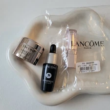 3 x LANCOME ABSOLU LONGEVITY THE SOFT CREAM 5ml + serum 7ml + lip Travel size