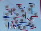 Lot of 28 Roosevelt Dimes 1970 - 1997   P&D   UNC.