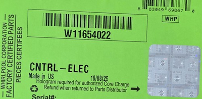 #ad 🚨New Genuine OEM Whirlpool W11654022 WPW11654022 MVWC565F🚨 $149.99