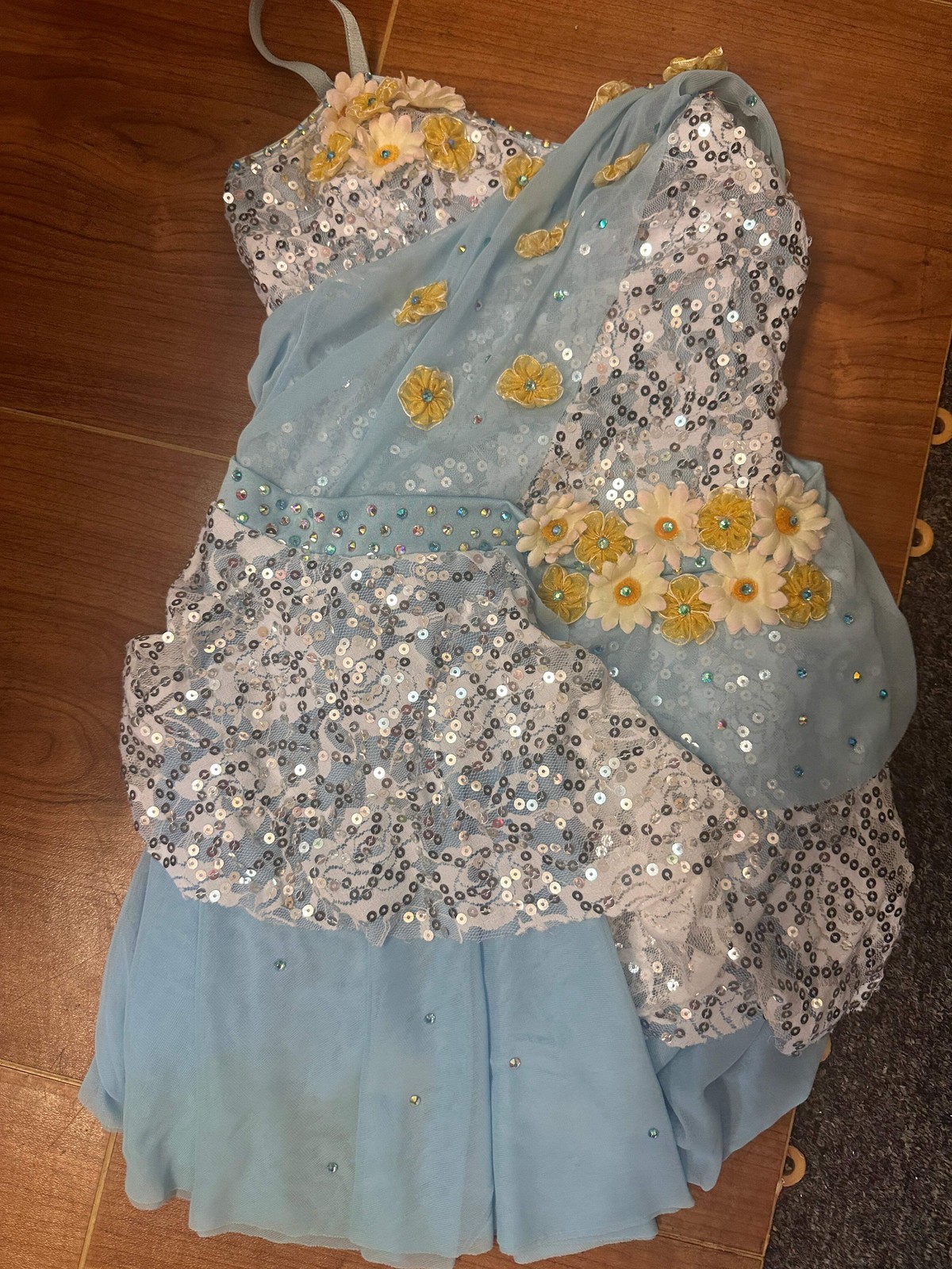 Dance Costume Large Child Blue Revolution RC19697… - image 3