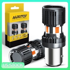 2x 1157 Led Bulbs Amber Yellow Turn Signal Light Bulbs Bay15d 2057 7528 2357
