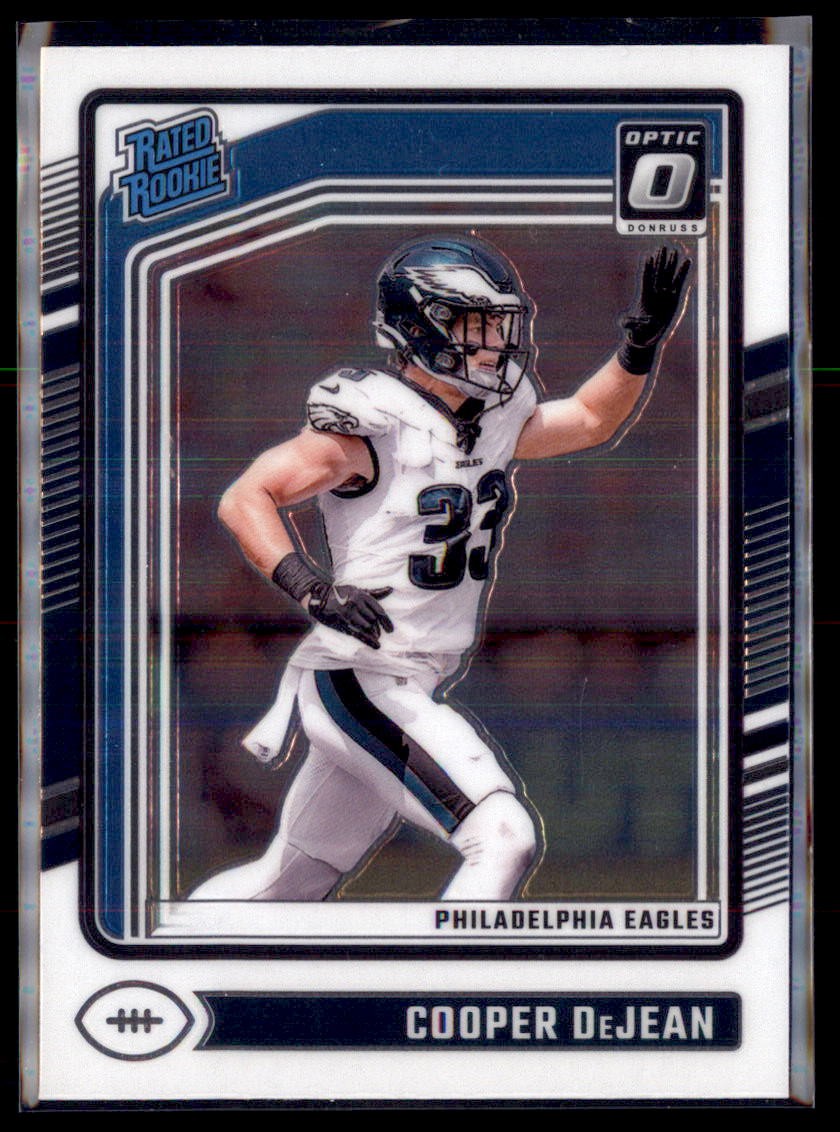 2024 Panini Donruss Optic Cooper DeJean Eagles 221 Rated Rookie