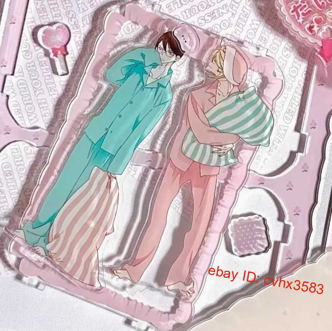 18cm Hot Anime Doukyuusei Sajou Rihito Kusakabe Hikaru Acrylic Stand Figure 2pcs