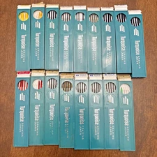 Vintage Lot of 17 Pencil Leads Berol Turquoise Eagle Drawing Engineering